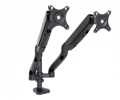 Uchwyt do monitorów ART do 2 monitorów  L-18GD 10-32" 9 kg Gazowy